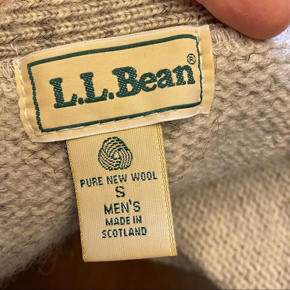 L.L.Bean grandpa sweater vest S men’s/M women’s - Picture 5 of 5